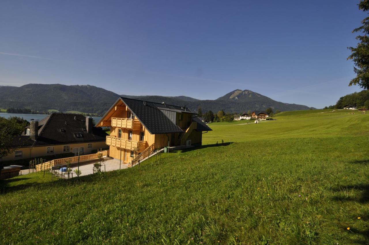 Ferienwohnungen Holzidylle Sankt Wolfgang im Salzkammergut Bagian luar foto